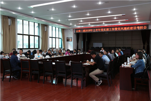 公司召開2018年上半年黨支部工作暨黨風(fēng)廉政建設(shè)考核會(huì)